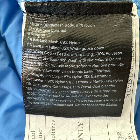 Lululemon Navigation Stretch Down Vest Blue Nile Size XL 700 Goose Fill Ski Cold - Picture 5 of 8